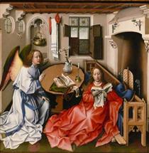 The Mérode Altarpiece - The Annunciation - Robert Campin