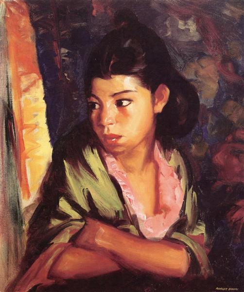 Lucinda, Mexican Girl, 1917 - Robert Henri