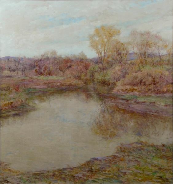 Pond in Early Autumn - Robert Lewis Reid