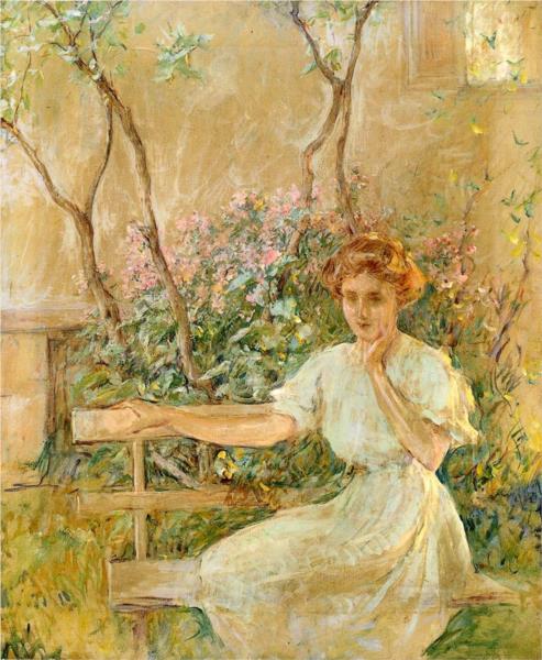 The Garden Seat, 1911 - Robert Lewis Reid