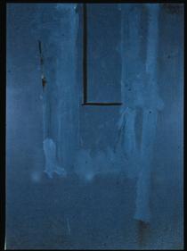 The Blue Painting Lesson: A Study in Painterly Logic, number one of five - Robert Motherwell