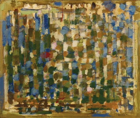 Composition in Blue, 1959 - Роже Бисьер