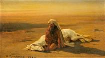 Árabe e um Cavalo Morto - Rosa Bonheur