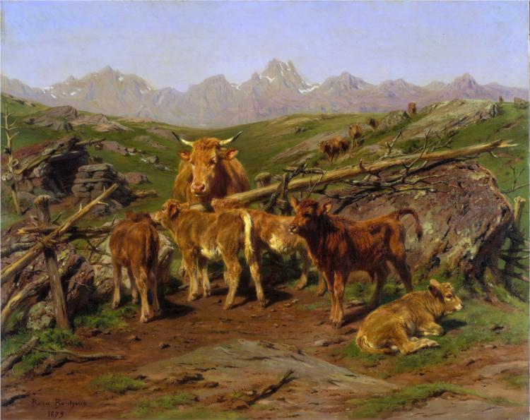 Weaning the Calves, 1879 - Роза Бонер
