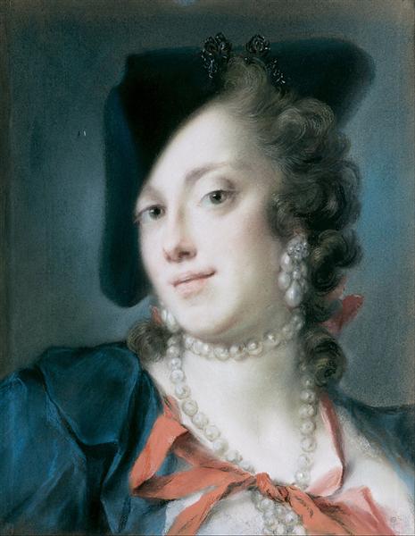 A Venetian Lady from the House of Barbarigo (Caterina Sagredo Barbarigo), 1735 - Розальба Каррьера