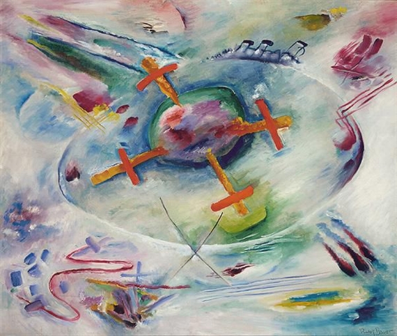 Four Crosses, 1924 - Rudolf Bauer