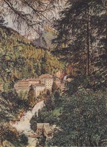 View of Bad Gastein - Rudolf von Alt