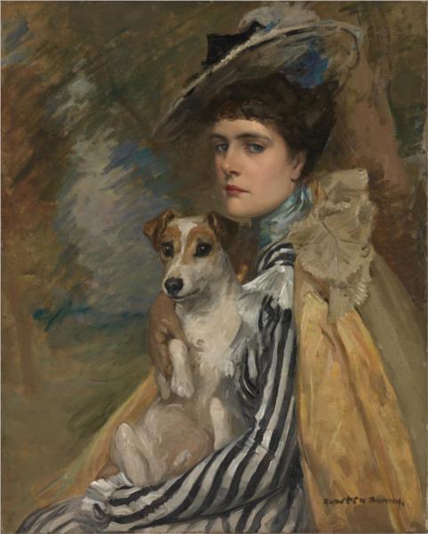 Portrait of the artist's wife, 1902 - Rupert Bunny
