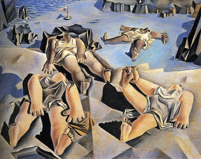 Figures Lying on the Sand, 1926 - Salvador Dalí