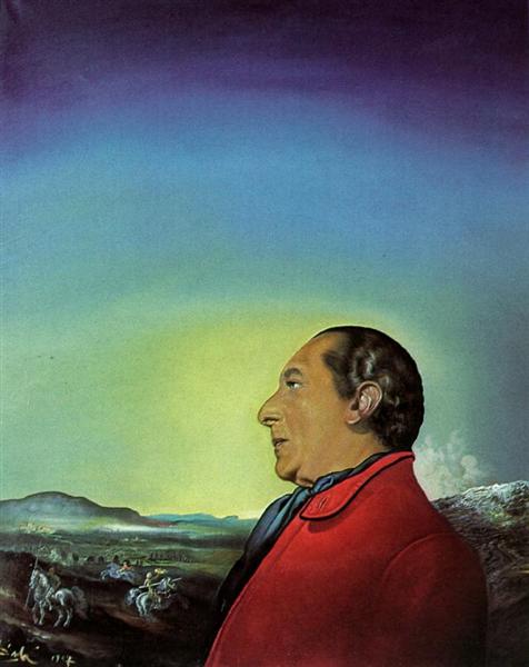 The Duke of Urbino (Portrait of Count Theo Rossi Di Montelera), 1957 - Сальвадор Дали