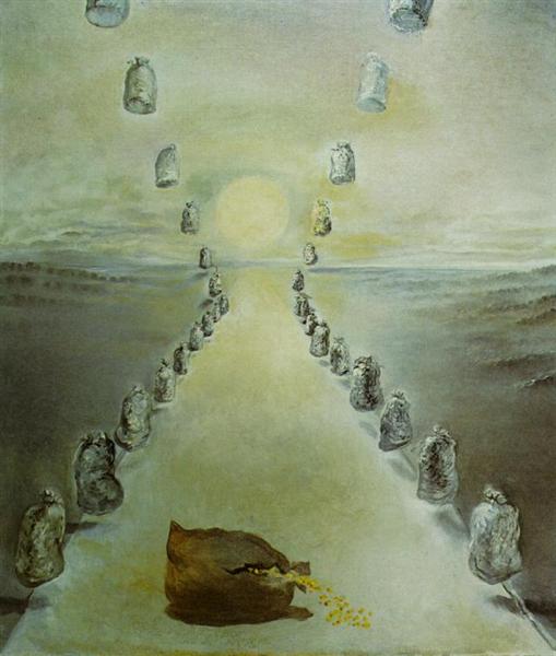 The Path of Enigmas (first version), 1981 - Salvador Dali