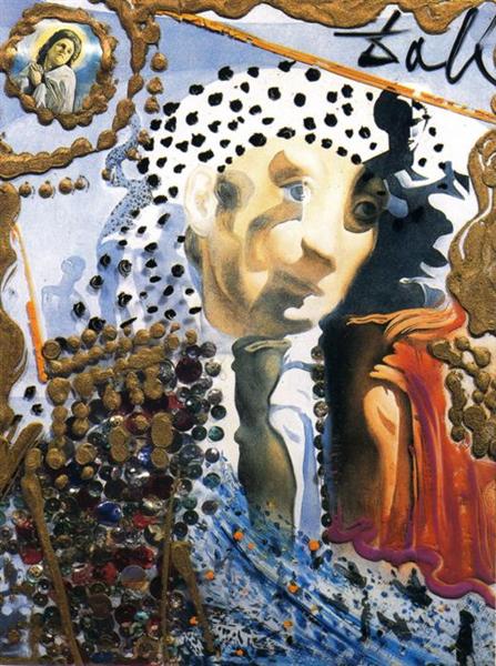 The Whole Dali in a Face, 1975 - Сальвадор Дали