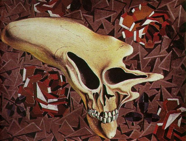 Untitled - Death Outside the Head - Paul Eluard, c.1933 - Сальвадор Далі
