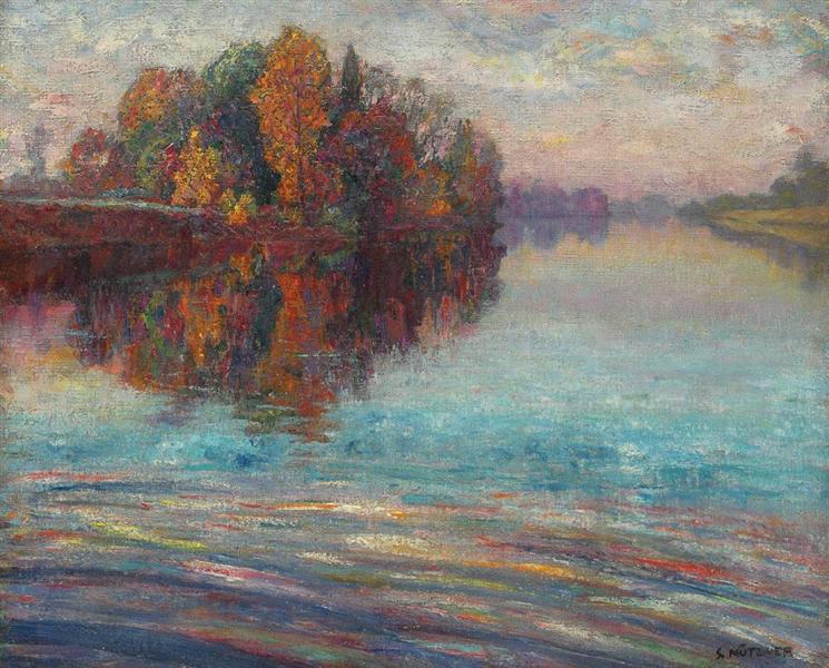 Sunset Effect on the Lake - Samuel Mutzner