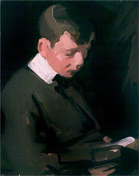 Boy Reading (The Artist's Son), 1903 - Samuel Peploe