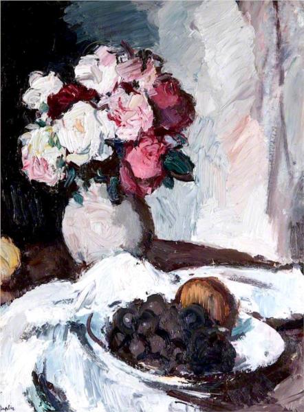 Roses in a Grey Jar, 1933 - Сэмюэл Пепло