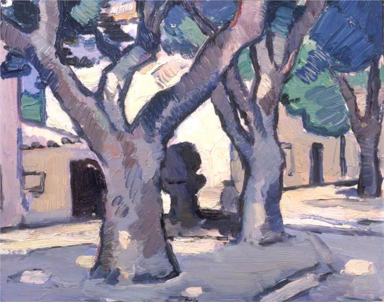 Trees at Cassis - Samuel Peploe