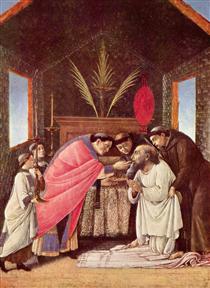 La Dernière Communion de saint Jérôme - Sandro Botticelli