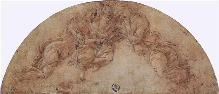 Three Angels, 1475 - 1480 - Sandro Botticelli