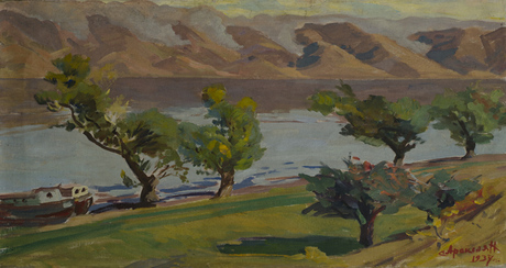 View from the Sevan island, 1937 - Sedrak Arakelyan