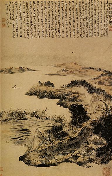 Autumn on the outskirts of Yangzhou, 1656 - 1707 - Шитао