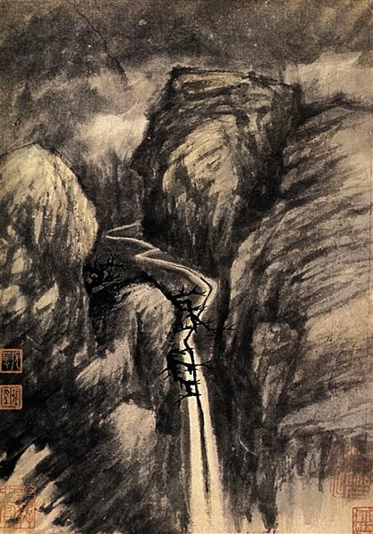 La Grande Cascade, 1656 - 1707 - Shi Tao