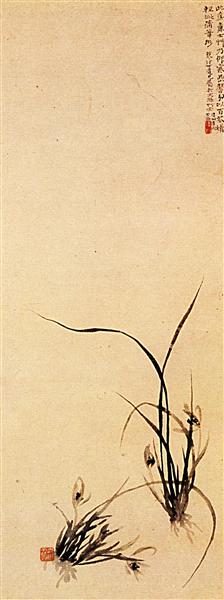 Shoots of orchids, 1656 - 1707 - Shitao