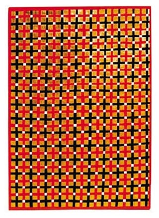 Field of Crosses (Red & Black), 1996 - Silviu Oravitzan