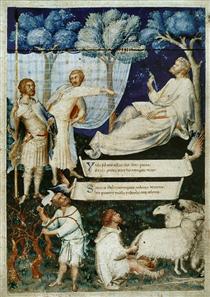 Petrarch's Virgil (title page) - Сімоне Мартіні