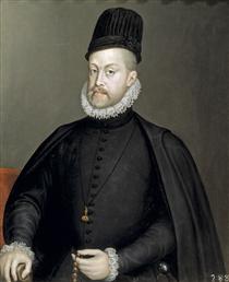 Portrait of Philipp II of Spain - Софонисба Ангиссола