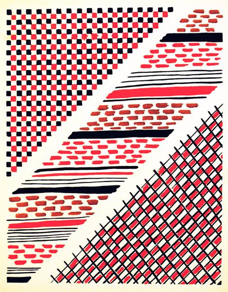 Composition 13, c.1930 - Sonia Delaunay-Terk