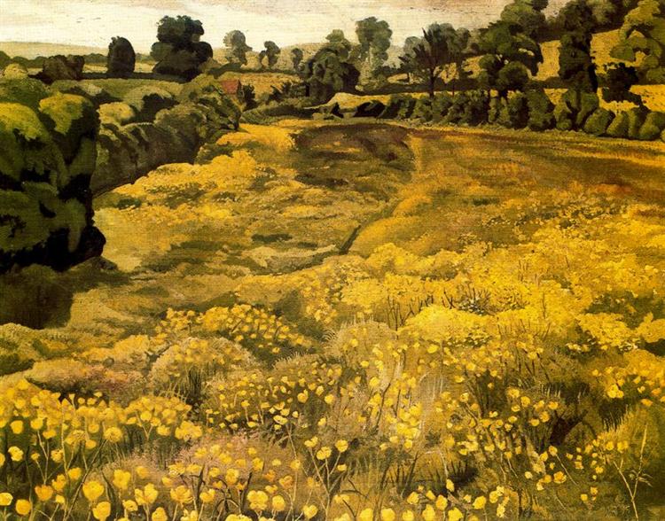 Buttercups in a Meadow - Stanley Spencer