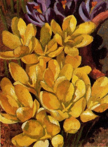 Crocuses, 1938 - Stanley Spencer