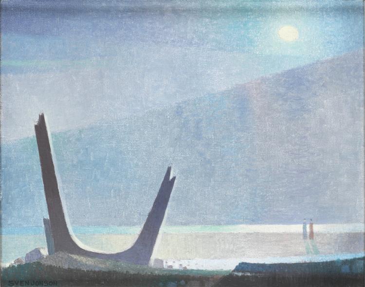 Nattlig strand - Sven Jonson