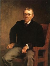 Portrait of James Whitcomb Riley - Теодор Клемент Стил