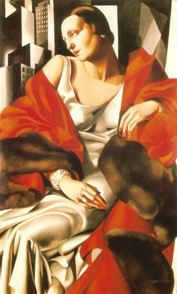 Portrait of Mrs Boucard, 1931 - 塔瑪拉·德·藍碧嘉
