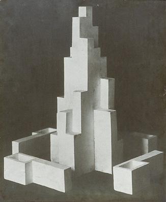 Design for monument Leeuwarden, c.1917 - Theo van Doesburg