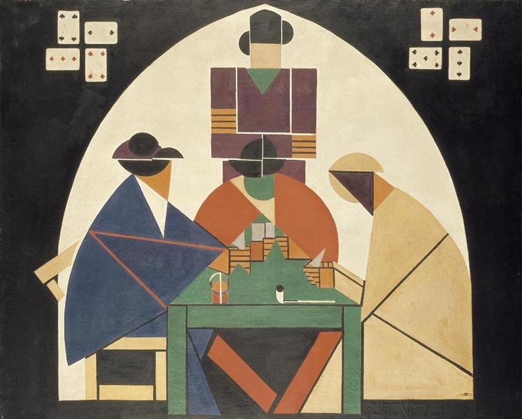 The Card Players, 1916 - 特奥·凡·杜斯伯格