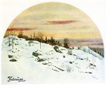 February - Theodor Kittelsen