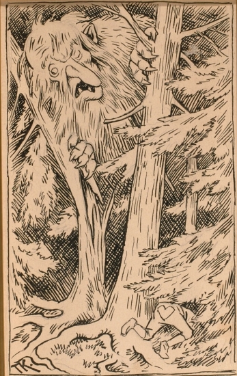 Forest Troll - Skogtroll - Theodor Severin Kittelsen