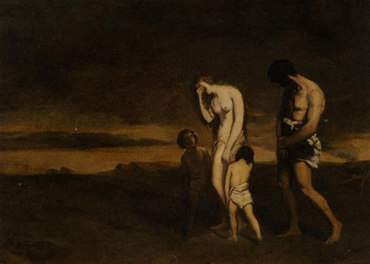 Punishment of Cain - Théodore Chassériau