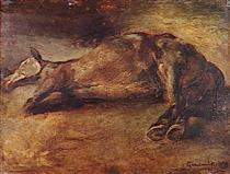 Study for Dead horse - Théodore Géricault