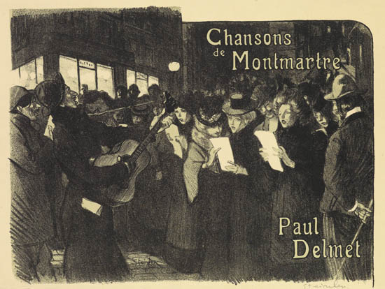 Les Chanteurs des Rues, 1899 - Theophile Steinlen