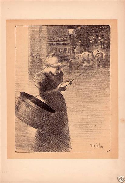 Lettre a Ninon, 1897 - Theophile Steinlen