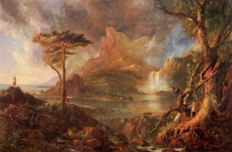 A Wild Scene, 1831 - 1832 - Thomas Cole