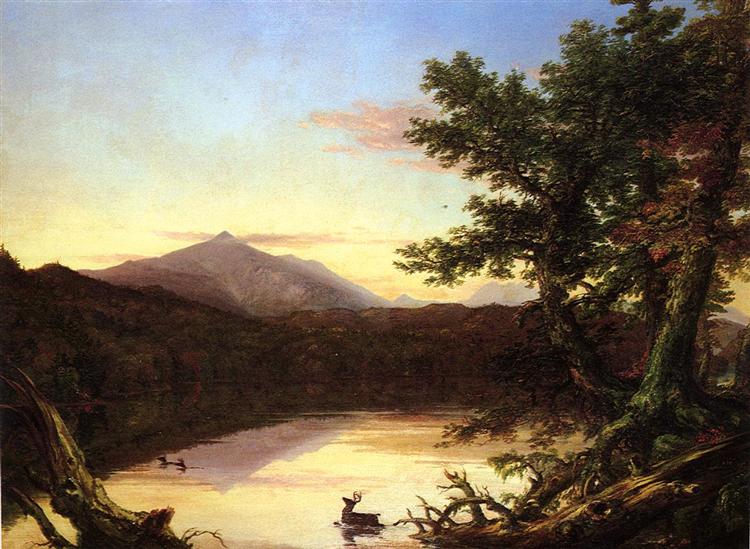 Schroon Lake, 1840 - 托馬斯·科爾