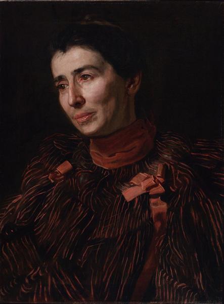 Portrait of Mary Adeline Williams, c.1900 - Томас Икинс