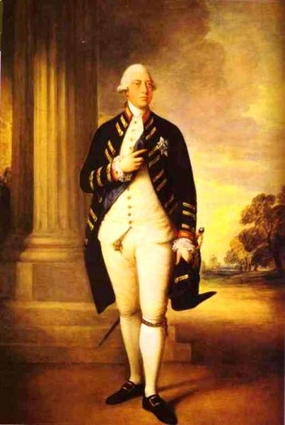 Portrait of George III, 1781 - 根茲巴羅