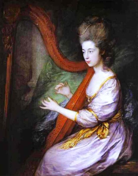 Portrait of Louisa, Lady Clarges, 1778 - 根茲巴羅