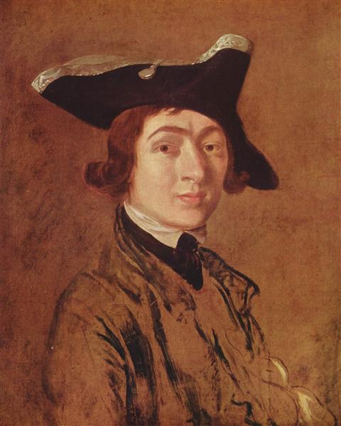 Self portrait, 1754 - Томас Гейнсборо